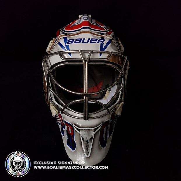 Presale: Carey Price Signed Goalie Mask Montreal 2010-11 Cowboy White Autographed
