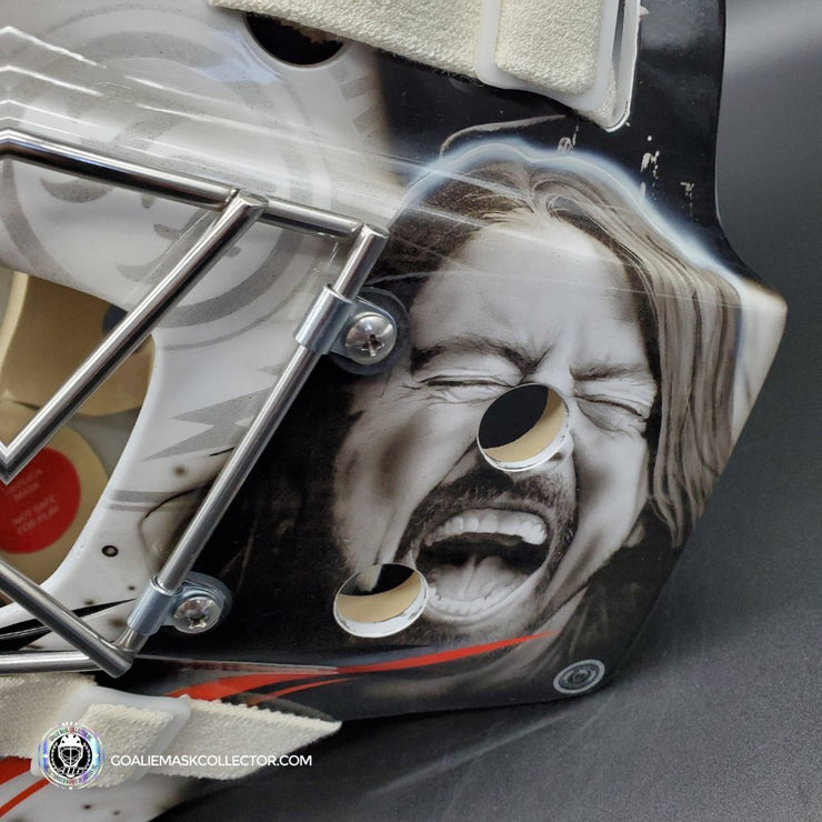 Carter Hart Goalie Mask Unsigned  2022-23 Philadelphia Foo Fighters Tribute