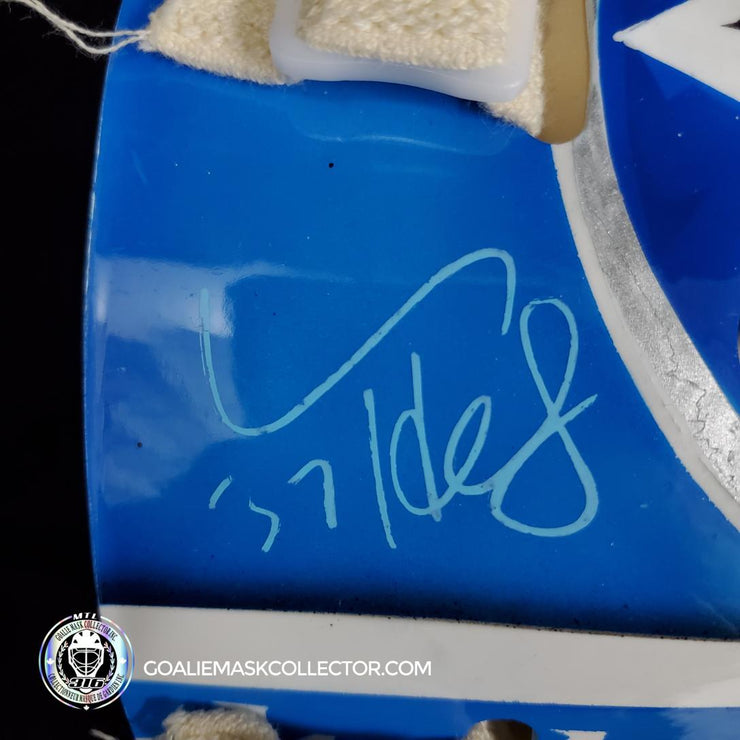 Connor Hellebuyck Signed Goalie Mask Winnipeg V1 Signature Edition Autograph