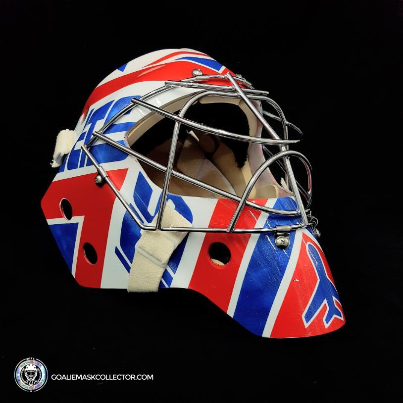 Connor Hellebuyck Signed Goalie Mask Winnipeg 2018 2019 Heritage Signature Edition. Goalie Mask Collector.