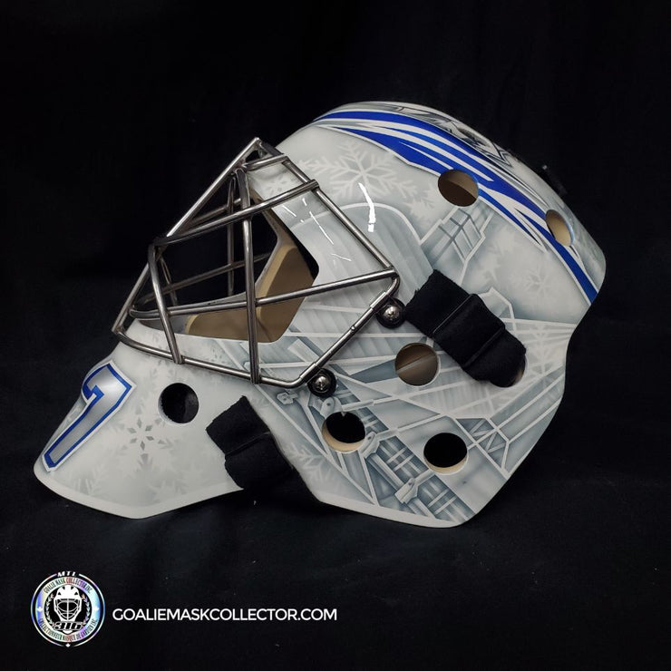 Connor Hellebuyck Goalie Mask Unsigned Winnipeg Tribute – Goalie Mask ...