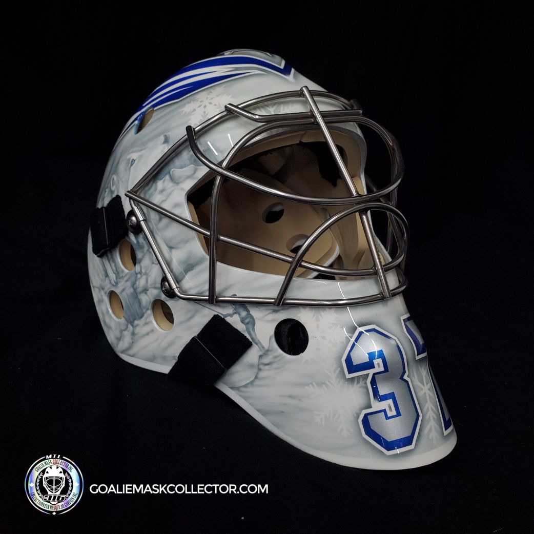 Connor Hellebuyck Goalie Mask Unsigned Winnipeg Tribute