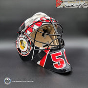 Corey Crawford Signed Goalie Mask Black Chicago Tribute AS Edition Autographed AS-02874