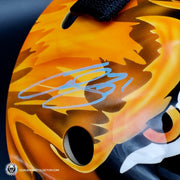 Curtis CUJO Joseph Signed Goalie Mask Orange Custom Signature Edition Autographed