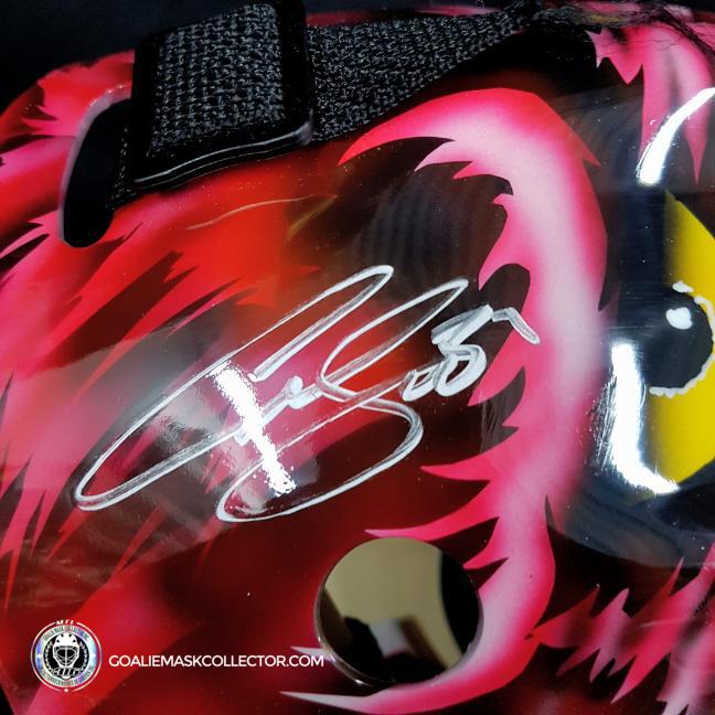 Curtis Joseph CUJO Signed Goalie Mask Detroit Mad Dog Signature Edition Autographed Tribute