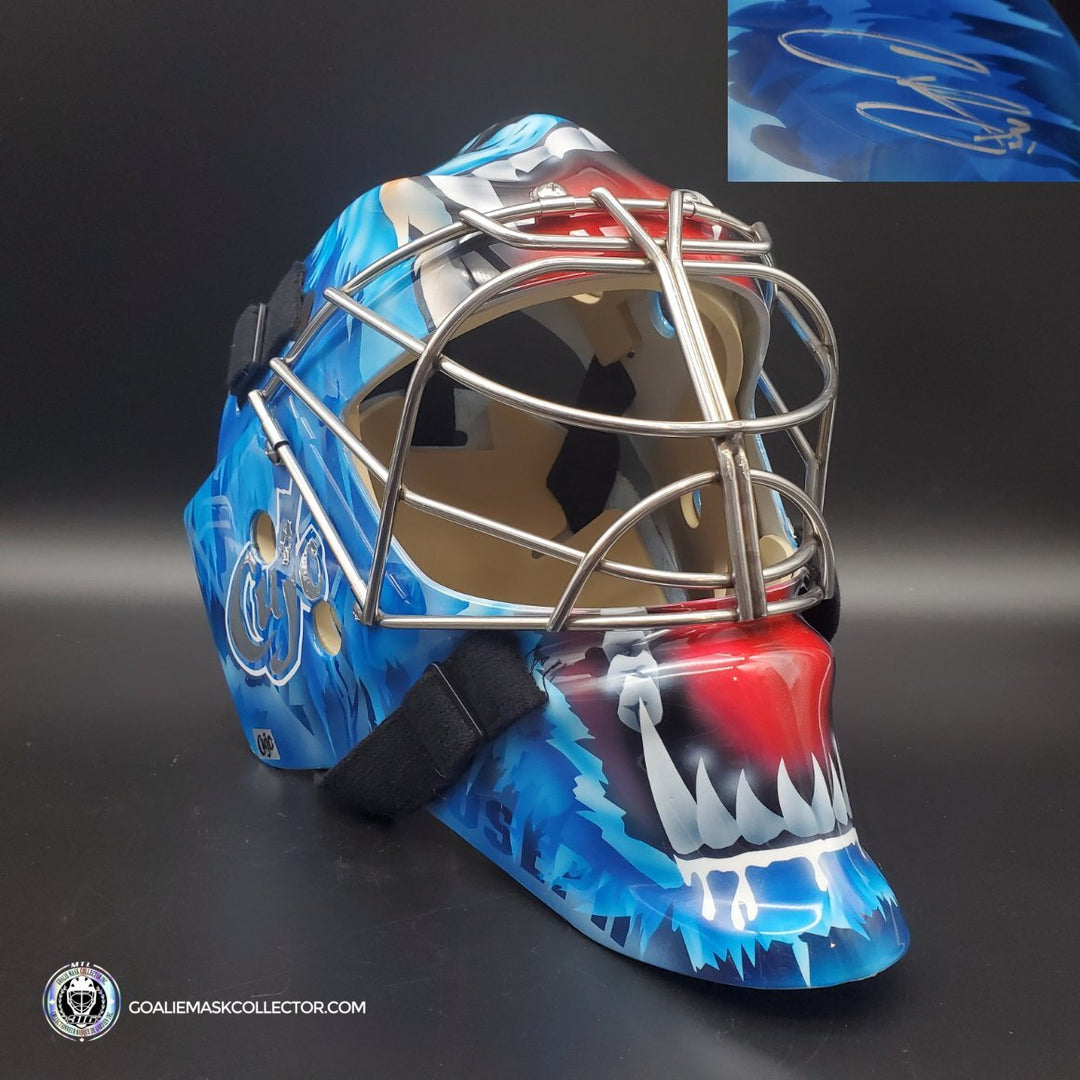 Curtis Joseph CUJO Signed Goalie Mask Toronto LEGACY Signature