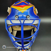 Curtis Cujo Joseph Signed Goalie Mask "The Man Glitter Collection" St. Louis Trumpet Signature Edition Autographed