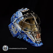 Curtis Joseph PRO "ICE READY" Goalie Mask "Toronto Maple Leafs Signed Itech Wright Shell Painted By Frank Cipra - SOLD
