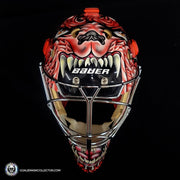Curtis Joseph Game Issued Goalie Mask Detroit Red Wings Pro's Choice Dom Malerba 2002 - SOLD
