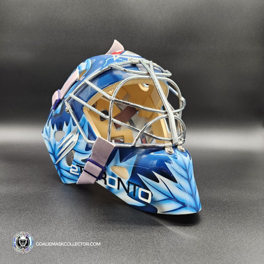 Curtis Joseph Goalie Mask Game Ready 2000 All-Star Game Toronto Bauer Pros Choice Dom Malerba Shell painted by Ron Slater - SOLD