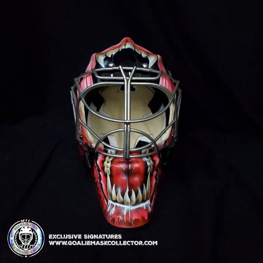 Curtis Joseph CUJO Goalie Mask Unsigned Detroit Mad Dog Tribute