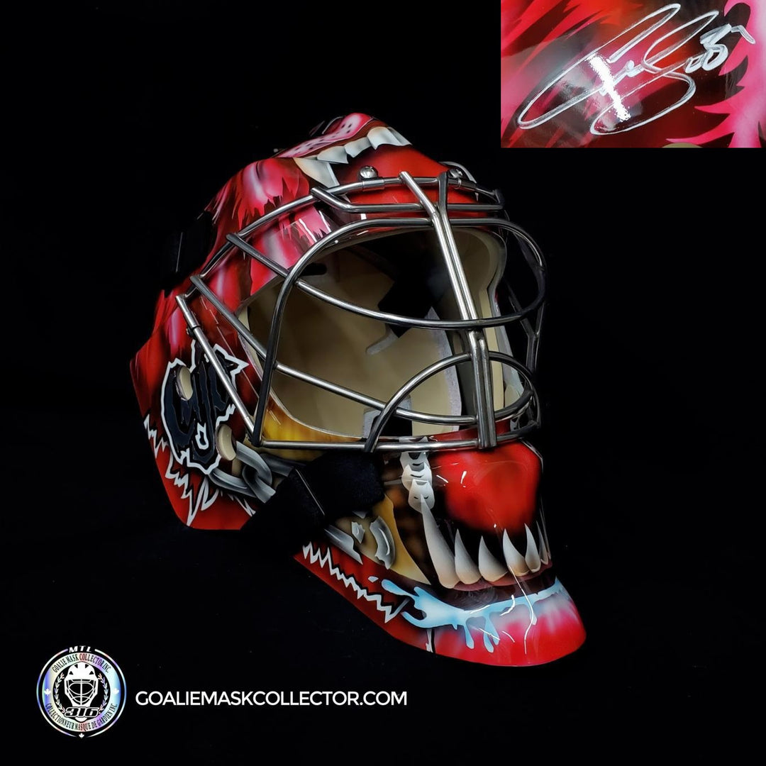 Curtis Joseph Signed Goalie Mask Phoenix Signature Edition. Goalie Mask Collector.