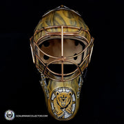 Custom Boston Bruins with Gold Flames and 24k Gold Cat Eye Grill Black & Gold