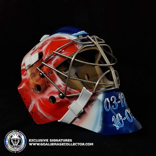 Family Portraits On Standard Ice Ready. Goalie Mask Collector.