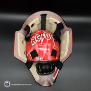 Custom Painted Goalie Mask: AC/DC Tribute