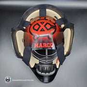 Custom Painted Mask: Chicago Blackhawks Tribute