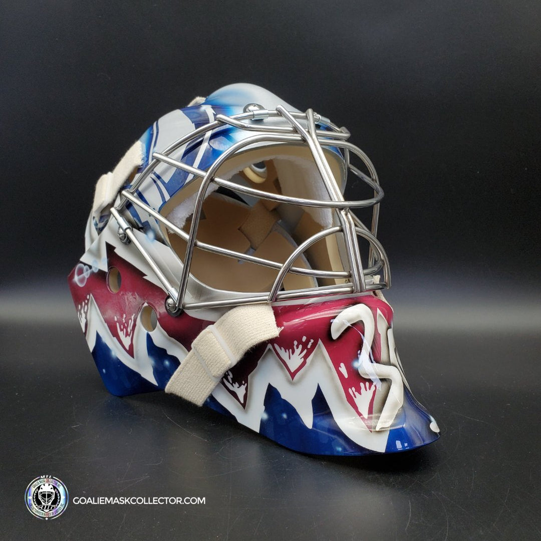 Darcy Kuemper Goalie Mask Unsigned 2022 Colorado Tribute