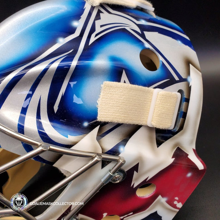 Custom Goalie Mask Colorado Avalanche Unsigned Tribute