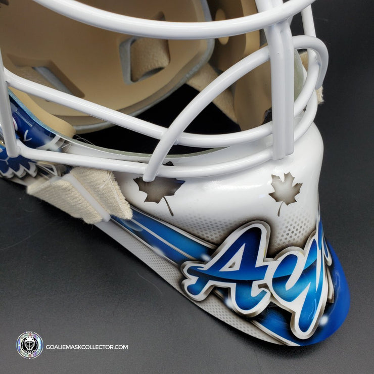 David Ayres Goalie Mask Unsigned Toronto