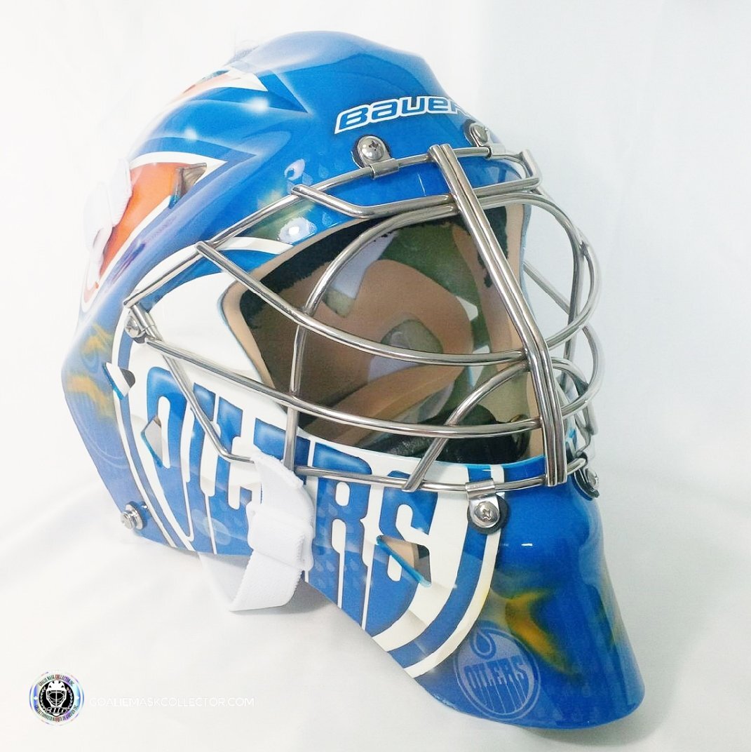 Devan Dubnyk Unsigned Goalie Mask Edmonton Oilers Tribute