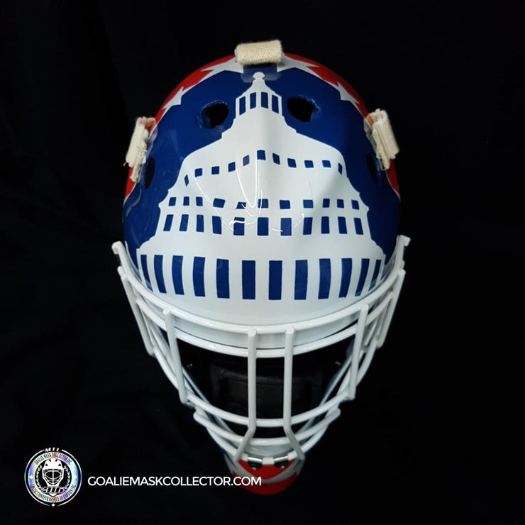 Don Beaupre Unsigned Goalie Mask Washington