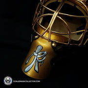 Ed Belfour "BLACK & GOLD Edition" Signed Goalie Mask Golden Eagle Autographed Signature Edition LE Release of 5