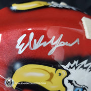 Ed Belfour Signed Goalie Mask 2002 Olympics Team Canada Autographed Signature Edition