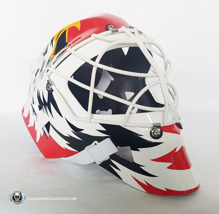 Ed Belfour Unsigned Goalie Mask Chicago Tribute