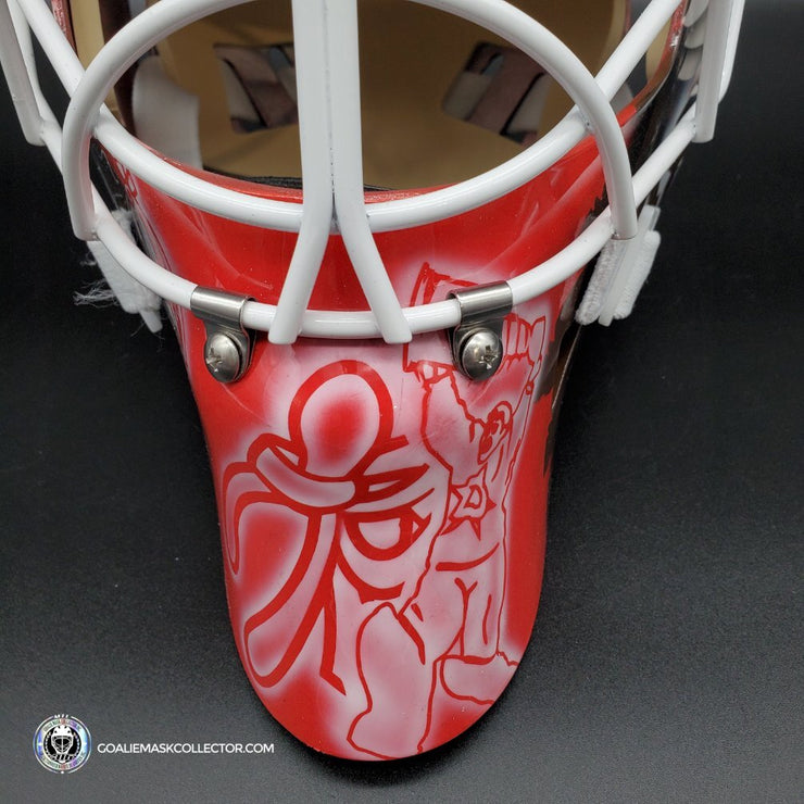 Ed Belfour Signed Goalie Mask Chicago Red Legacy Signature Edition Autographed
