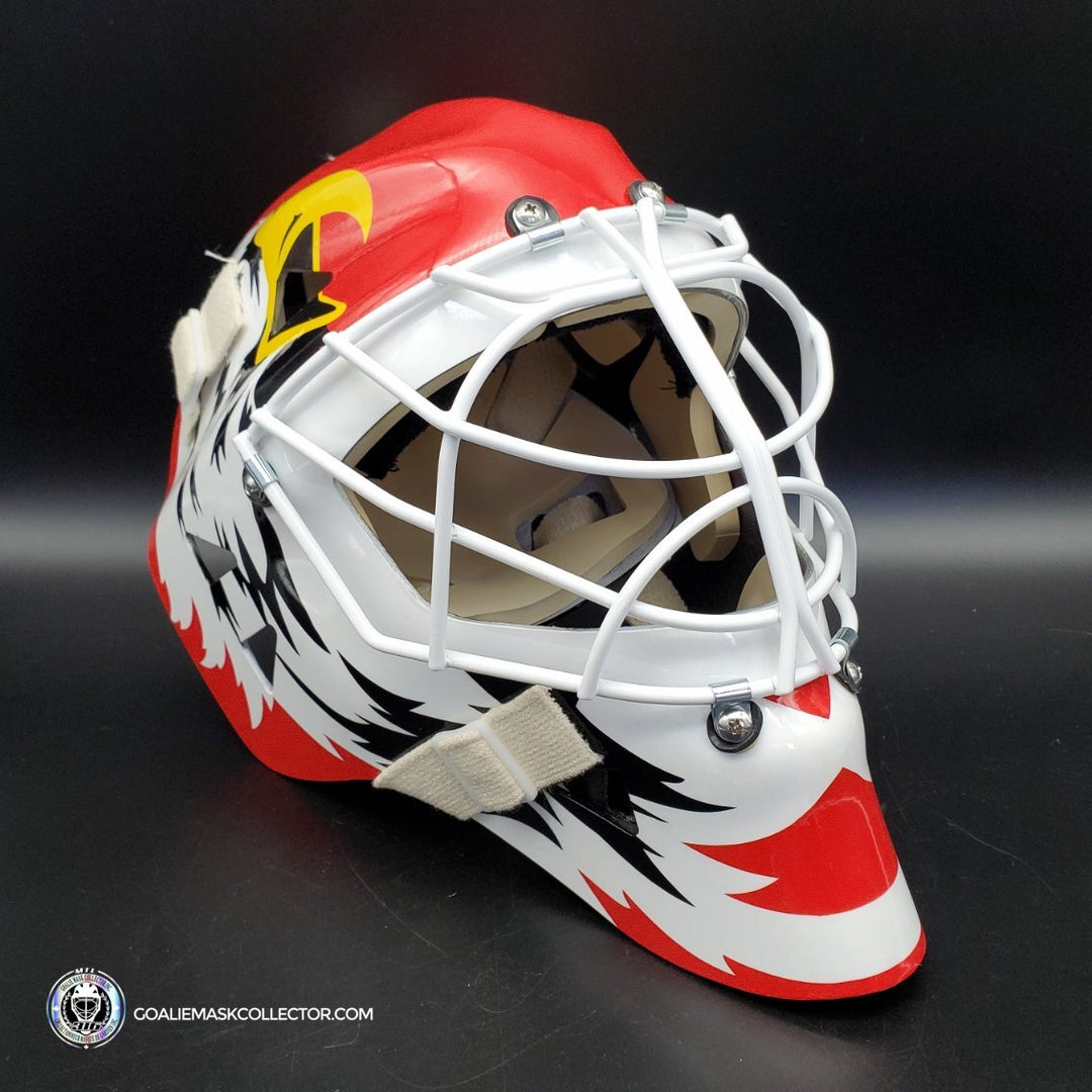 Ed Belfour Goalie Mask Unsigned Chicago Simple Eagle Classic Tribute