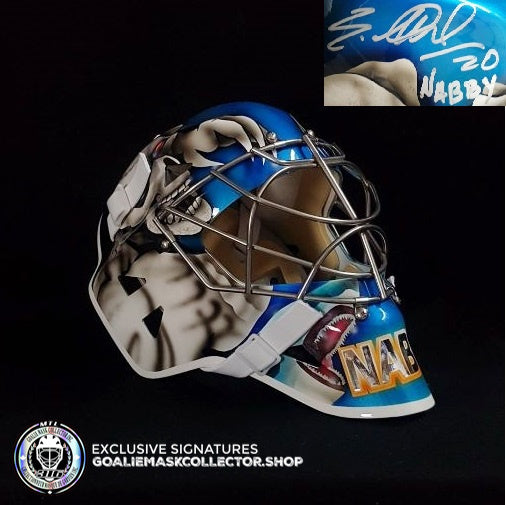 Evgeni Nabokov Signed Goalie Mask San Jose Signature Edition