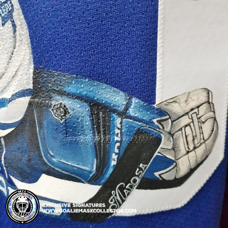 Demo: FELIX POTVIN ART EDITION SIGNED JERSEY HAND-PAINTED TORONTO MAPLE LEAFS AUTOGRAPHED