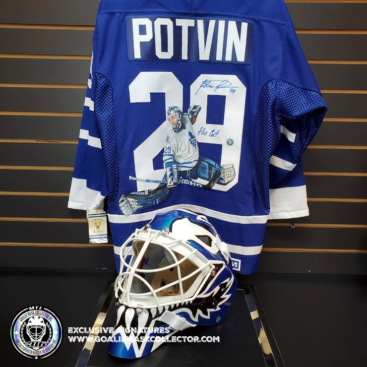 Felix Potvin Autographed Toronto Maple Leafs adidas Team Classics Authentic  Vintage Jersey w/THE CAT Inscription - NHL Auctions