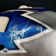Felix Potvin Signed Goalie Mask Autographed Silver Leafs Classic Signature Edition