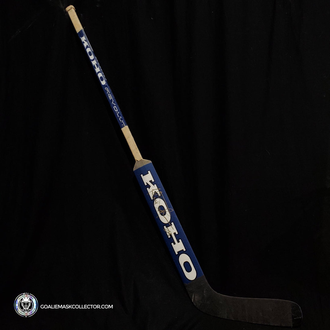 Felix Potvin Signed Game Used KOHO Revolution Stick Toronto Maple Leafs. Goalie Mask Collector.