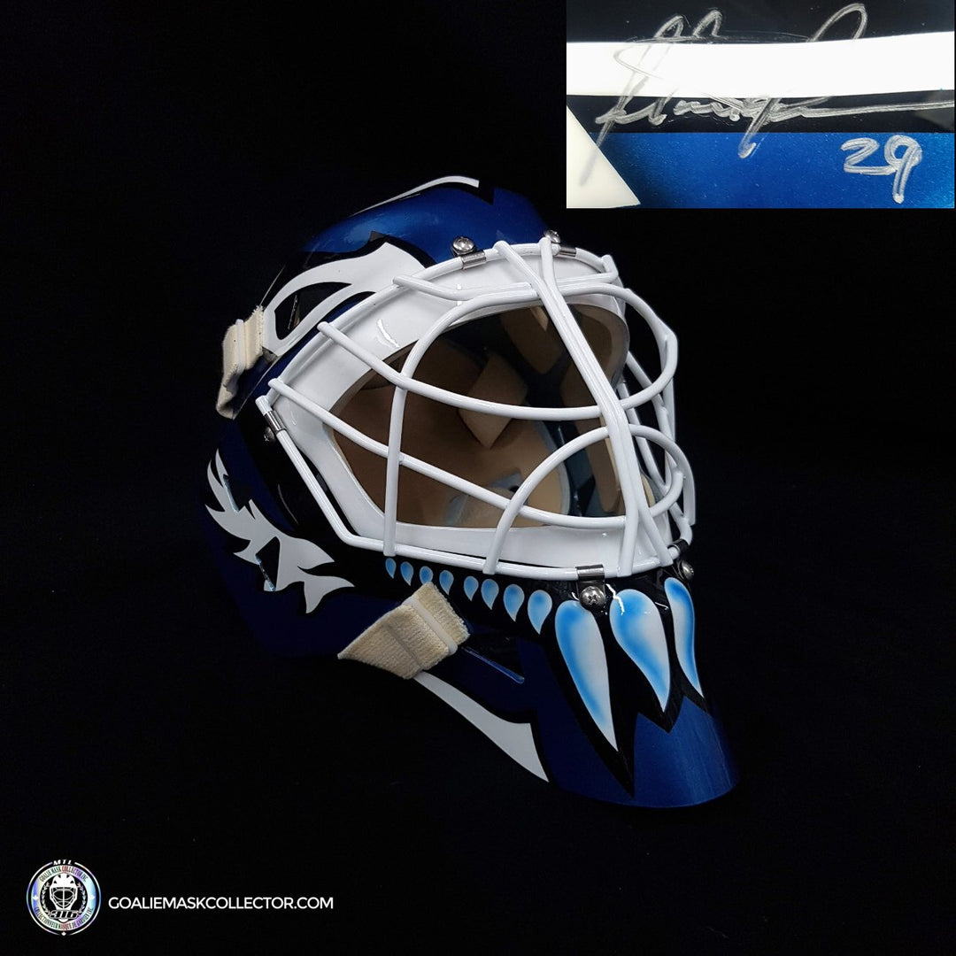 Felix "The Cat" Potvin Signed Goalie Mask ALUMNI Toronto Autographed Signature Edition