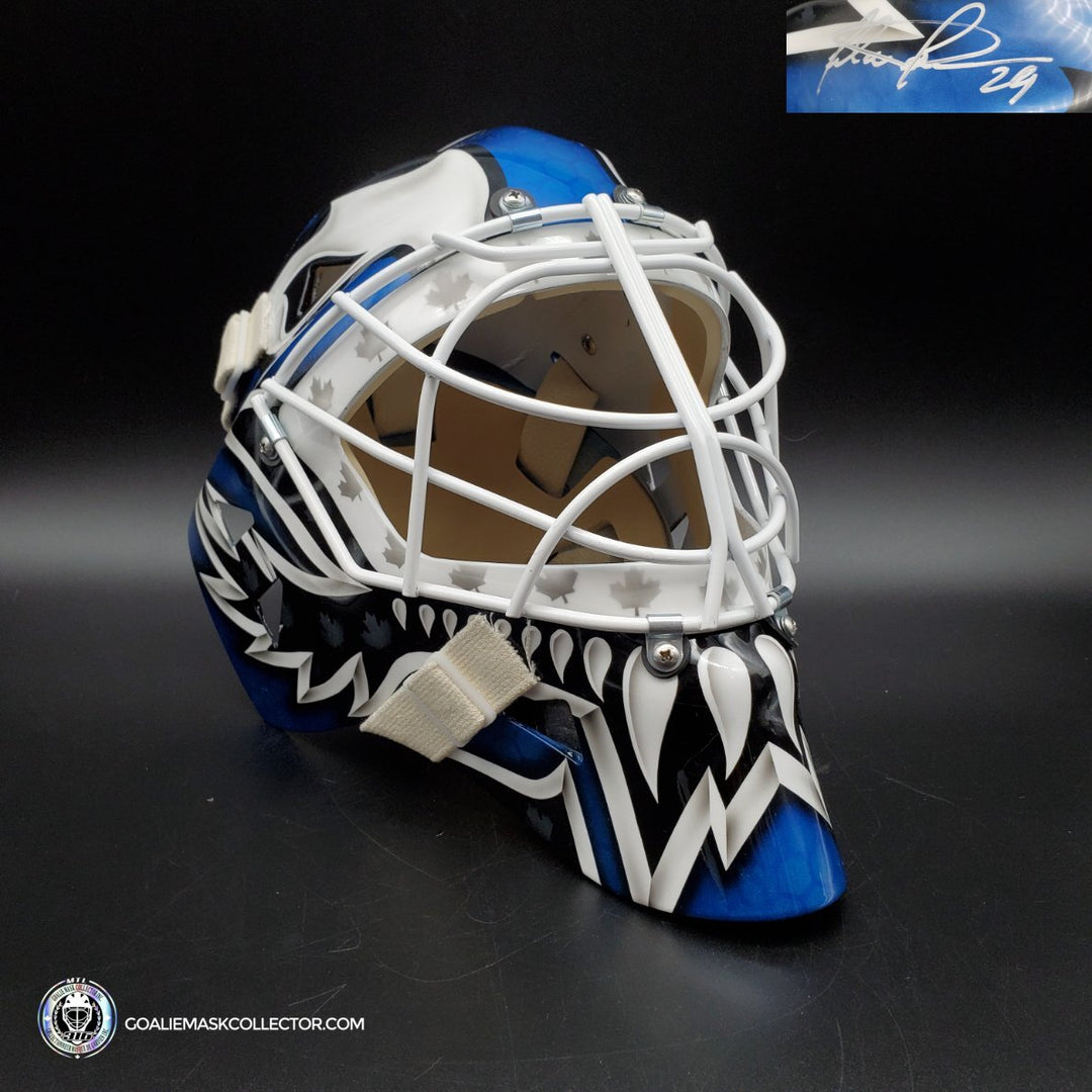 Felix Potvin Signed Goalie Mask MODERN Toronto Signature Edition Autographed Tribute