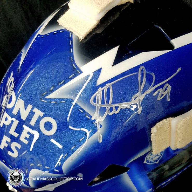 Felix Potvin Signed Goalie Mask "THE GEAR COLLECTION" Koho Revolution Pad Set Toronto Signature Edition Autographed