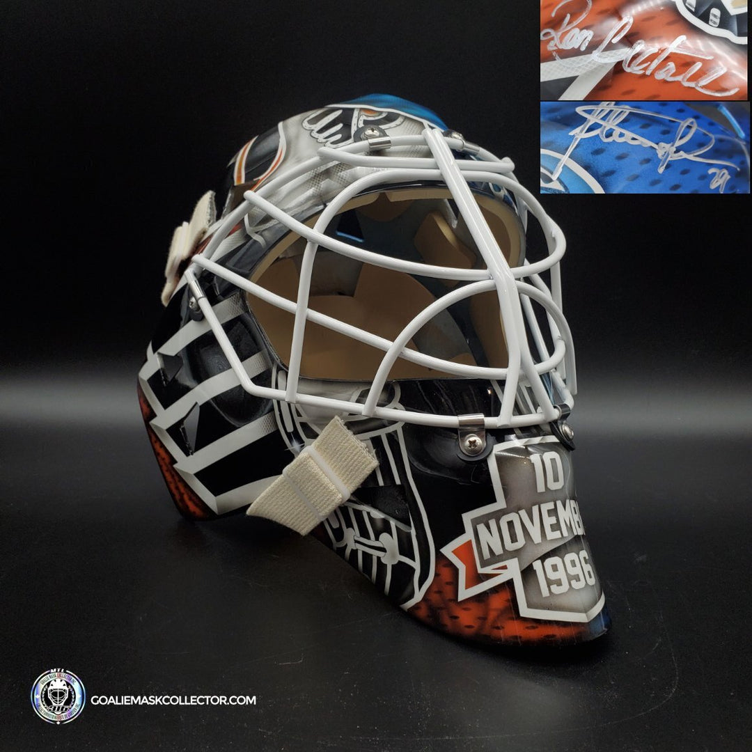 Felix Potvin vs Ron Hextall Signed Goalie Toronto vs Philadelphia Fight Tribute Double Signature Edition Autographed The Rivalry Collection