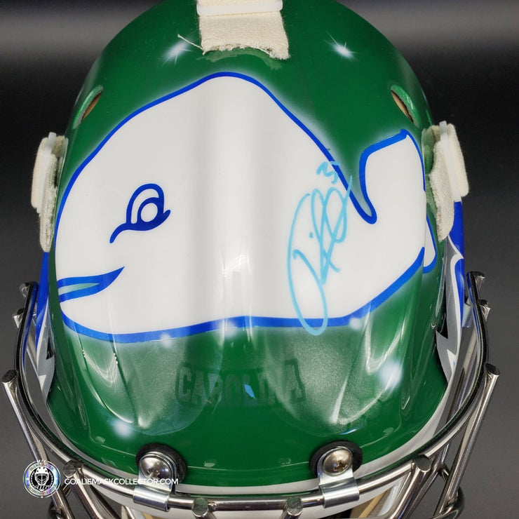 Frederik Andersen Signed Goalie Mask Carolina Hartford Whalers Signature Edition Autographed