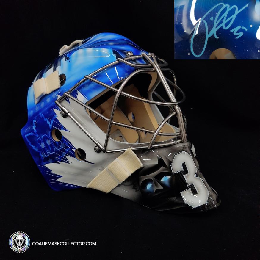 Frederik Andersen Signed Goalie Mask Centennial Toronto Batman Signature Edition Autographed-SOLD OUT