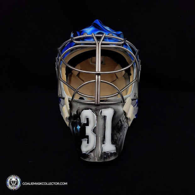 Frederik Andersen Unsigned Goalie Mask Toronto Centennial Tribute