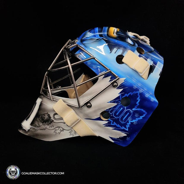 Frederik Andersen Unsigned Goalie Mask Toronto Centennial Tribute