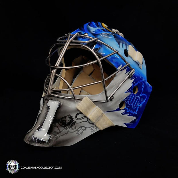 Frederik Andersen Unsigned Goalie Mask Toronto Centennial Tribute