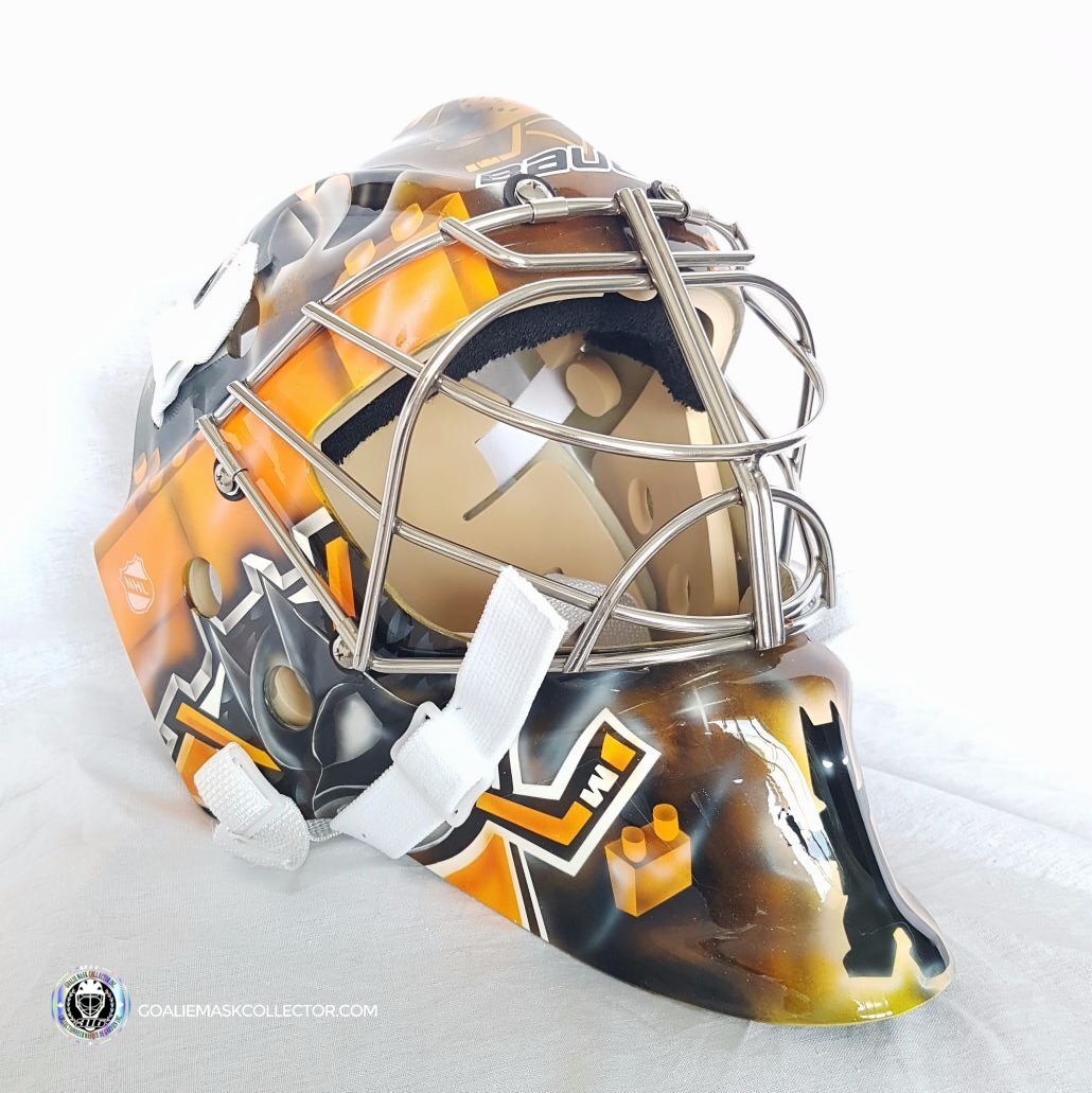 Frederik Andersen Unsigned Goalie Mask Anaheim/Batman Tribute