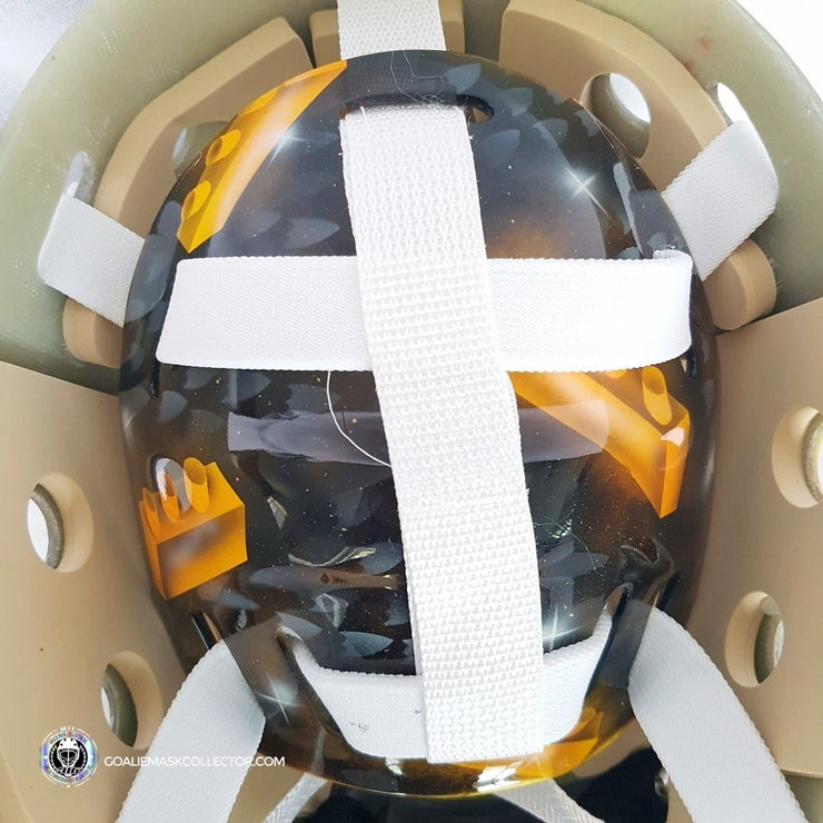 Frederik Andersen Unsigned Goalie Mask Anaheim/Batman Tribute