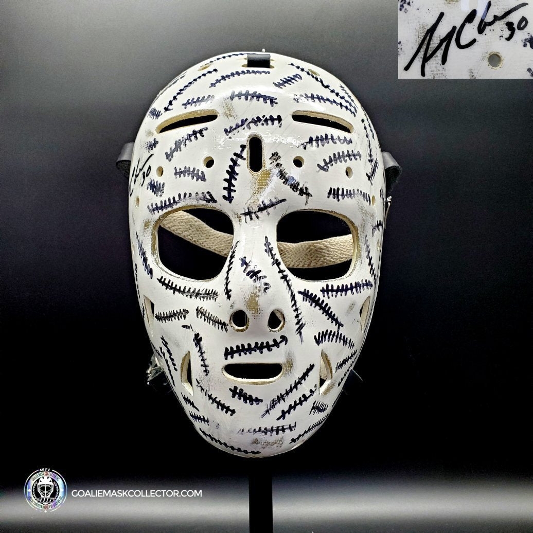 Gerry Cheevers Signed Goalie Mask Boston Vintage Tribute Signature Edition Autographed