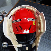 Grant Fuhr Game Worn Goalie Mask Calgary Flames Itech 1999-2000 Season Game Used
