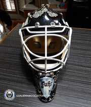 Grant Fuhr Game Worn Goalie Mask Los Angeles Kings Itech 1994-95 Season Game Used