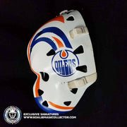 Grant Fuhr Signed Vintage Goalie Mask Autographed 1983-1987 Edmonton V1 NEW Look Signature Edition